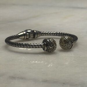 Elegant Silver Women's Cuff Bracelet